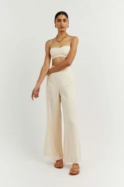 DISSH Boutiques CLOTHING FLICK BUTTER LINEN PANT