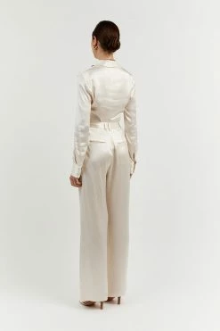 DISSH Boutiques SIMONE PEARL STRAIGHT TROUSER