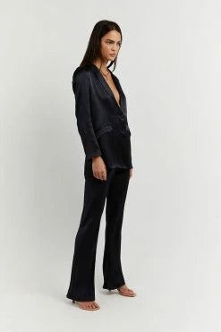 Deals ๐ฅฐ DISSH Boutiques SIMONE NAVY SATIN BIAS CUT PANT โจ 7 DISSH Boutiques SIMONE NAVY SATIN BIAS CUT PANT