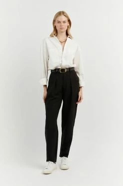 DISSH Boutiques KIRBY BLACK TAPERED LEG PANT