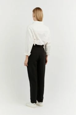 DISSH Boutiques KIRBY BLACK TAPERED LEG PANT
