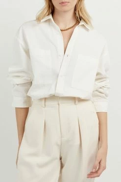 DISSH Boutiques KIRBY CREAM TAPERED LEG PANT