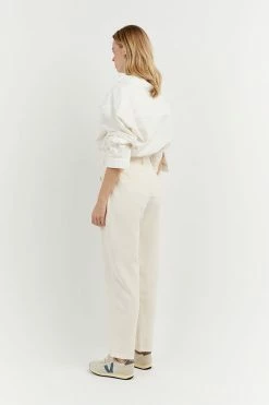 DISSH Boutiques KIRBY CREAM TAPERED LEG PANT