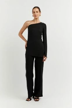 DISSH Boutiques MARCO BLACK STRAIGHT PANT CLOTHING