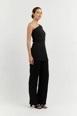 DISSH Boutiques MARCO BLACK STRAIGHT PANT CLOTHING