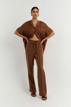 Buy โ DISSH Boutiques CLOTHING MARCO TAN STRAIGHT PANT ๐ 8 DISSH Boutiques CLOTHING MARCO TAN STRAIGHT PANT