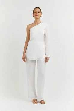 Coupon ๐ฅ DISSH Boutiques MARCO WHITE STRAIGHT PANT ๐ 9 DISSH Boutiques MARCO WHITE STRAIGHT PANT