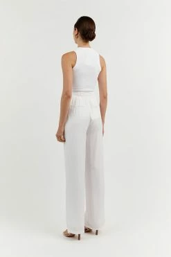 Coupon ๐ฅ DISSH Boutiques MARCO WHITE STRAIGHT PANT ๐ 10 DISSH Boutiques MARCO WHITE STRAIGHT PANT