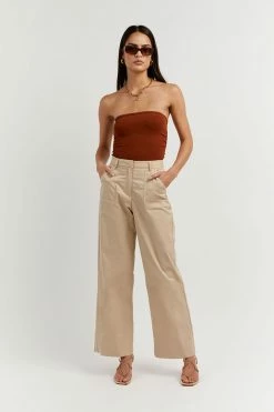 DISSH Boutiques CLOTHING JORDY BEIGE CARGO PANT