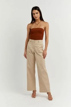 DISSH Boutiques CLOTHING JORDY BEIGE CARGO PANT