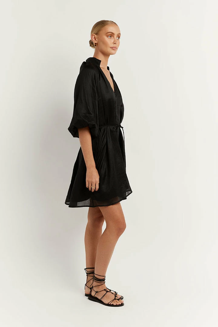 Hot Sale ๐ DISSH Boutiques EMPIRE BLACK SMOCK MINI ๐ DRESS THE BUMP FRIENDLY EDIT ๐ 3 DISSH Boutiques EMPIRE BLACK SMOCK MINI DRESS THE BUMP FRIENDLY EDIT