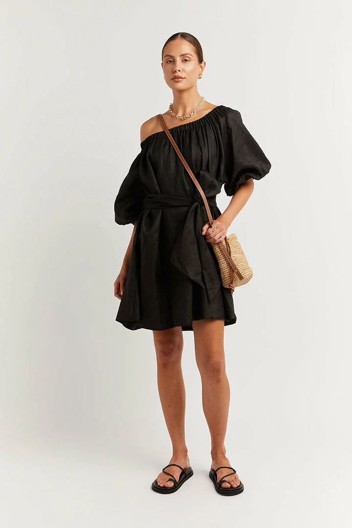 Hot Sale โ๏ธ DISSH Boutiques PIP BLACK LINEN ๐ DRESS THE BUMP FRIENDLY EDIT ๐ 1 DISSH Boutiques PIP BLACK LINEN DRESS THE BUMP FRIENDLY EDIT