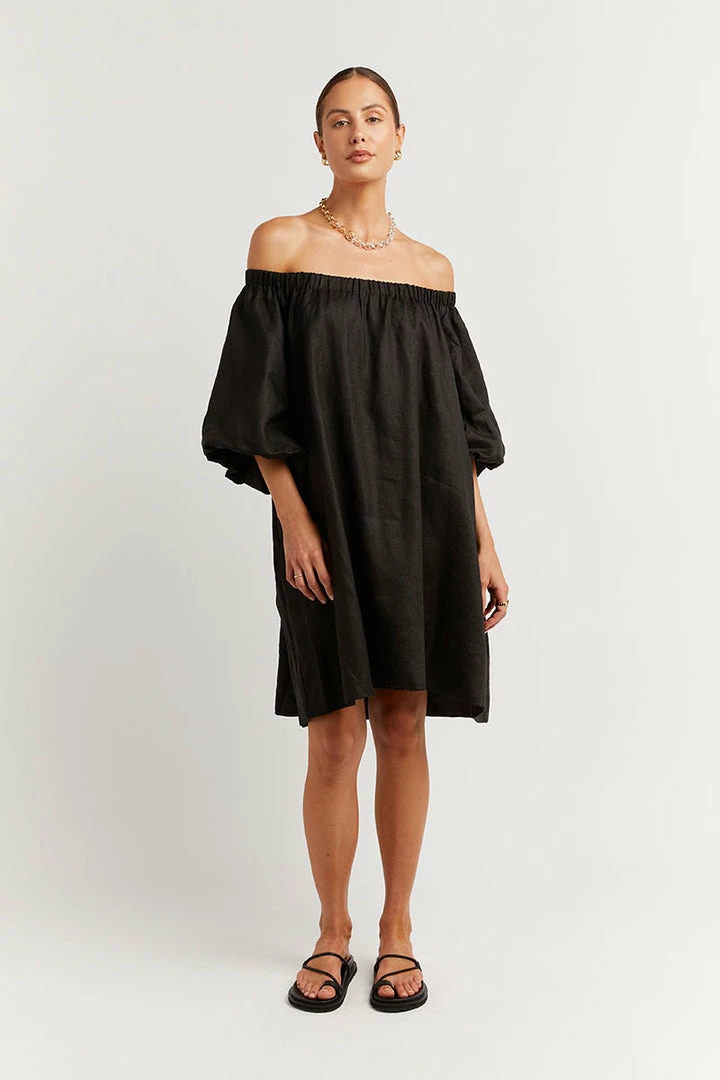 Hot Sale โ๏ธ DISSH Boutiques PIP BLACK LINEN ๐ DRESS THE BUMP FRIENDLY EDIT ๐ 2 DISSH Boutiques PIP BLACK LINEN DRESS THE BUMP FRIENDLY EDIT