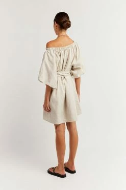 DISSH Boutiques PIP NATURAL LINEN DRESS THE BUMP FRIENDLY EDIT