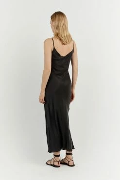Deals π DISSH Boutiques CLOTHING EVANS BLACK SILK PANEL SLIP π DRESS π 7 DISSH Boutiques CLOTHING EVANS BLACK SILK PANEL SLIP DRESS