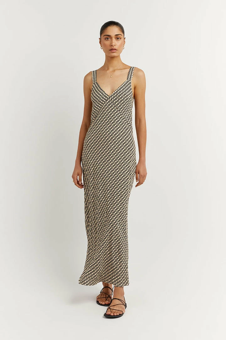 Coupon ๐ DISSH Boutiques MARLOW BEIGE GEO SLIP MIDI ๐ DRESS ๐ 1 DISSH Boutiques MARLOW BEIGE GEO SLIP MIDI DRESS