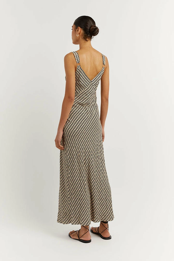 Coupon ๐ DISSH Boutiques MARLOW BEIGE GEO SLIP MIDI ๐ DRESS ๐ 4 DISSH Boutiques MARLOW BEIGE GEO SLIP MIDI DRESS