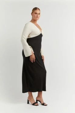 Best deal โ๏ธ DISSH Boutiques SEREN BLACK TWO TONE SLEEVED ๐ DRESS ๐งจ 18 DISSH Boutiques SEREN BLACK TWO TONE SLEEVED DRESS