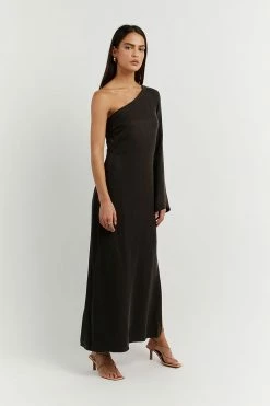 Buy ๐ฏ DISSH Boutiques CLOTHING SASHA BLACK ONE SHOULDER LONG ๐ DRESS ๐ 10 DISSH Boutiques CLOTHING SASHA BLACK ONE SHOULDER LONG DRESS