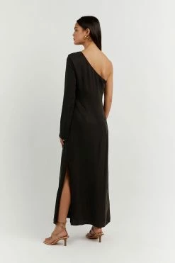 Buy ๐ฏ DISSH Boutiques CLOTHING SASHA BLACK ONE SHOULDER LONG ๐ DRESS ๐ 11 DISSH Boutiques CLOTHING SASHA BLACK ONE SHOULDER LONG DRESS