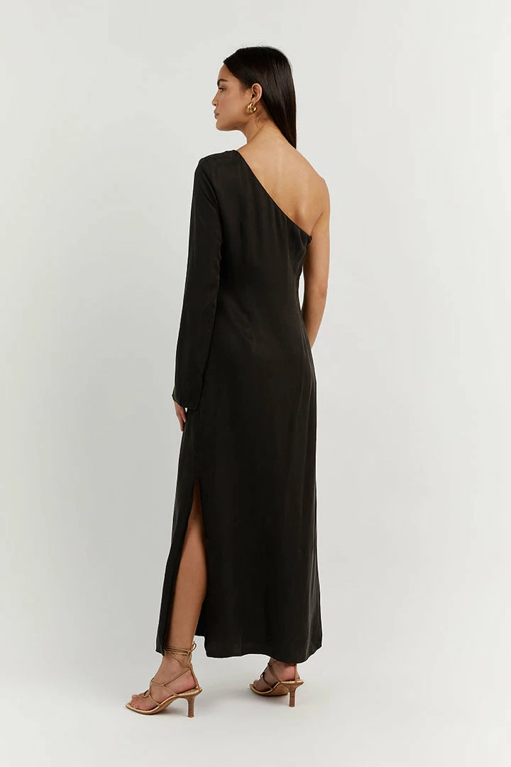 Buy ๐ฏ DISSH Boutiques CLOTHING SASHA BLACK ONE SHOULDER LONG ๐ DRESS ๐ 5 DISSH Boutiques CLOTHING SASHA BLACK ONE SHOULDER LONG DRESS