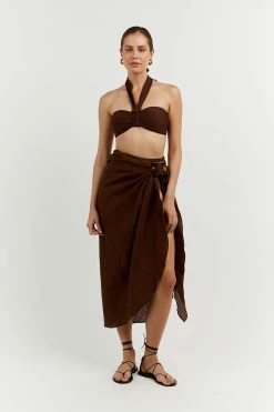 DISSH Boutiques CHLOE CHOC LINEN SARONG