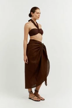 DISSH Boutiques CHLOE CHOC LINEN SARONG
