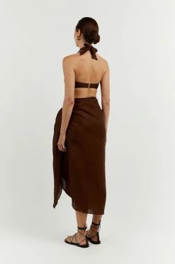 DISSH Boutiques CHLOE CHOC LINEN SARONG