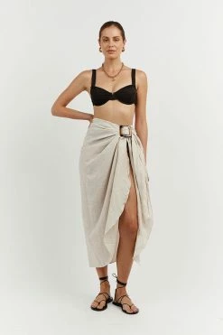 DISSH Boutiques CHLOE NATURAL LINEN SARONG