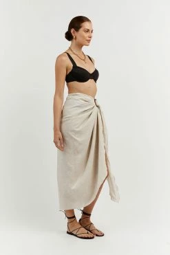 DISSH Boutiques CHLOE NATURAL LINEN SARONG