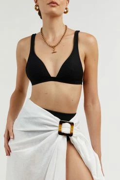 DISSH Boutiques CHLOE WHITE LINEN SARONG