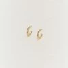 DISSH Boutiques THEODORE GOLD HOOP EARRINGS
