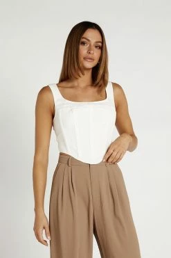 DISSH Boutiques BY DYLN KARTER CREAM CORSET