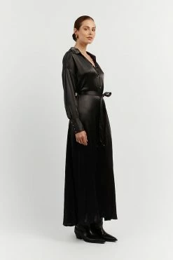 Outlet ๐ DISSH Boutiques SIMONE BLACK LONGLINE ๐ SHIRT ๐ DRESS ๐ 7 DISSH Boutiques SIMONE BLACK LONGLINE SHIRT DRESS