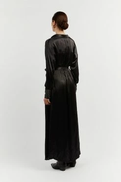 Outlet ๐ DISSH Boutiques SIMONE BLACK LONGLINE ๐ SHIRT ๐ DRESS ๐ 9 DISSH Boutiques SIMONE BLACK LONGLINE SHIRT DRESS