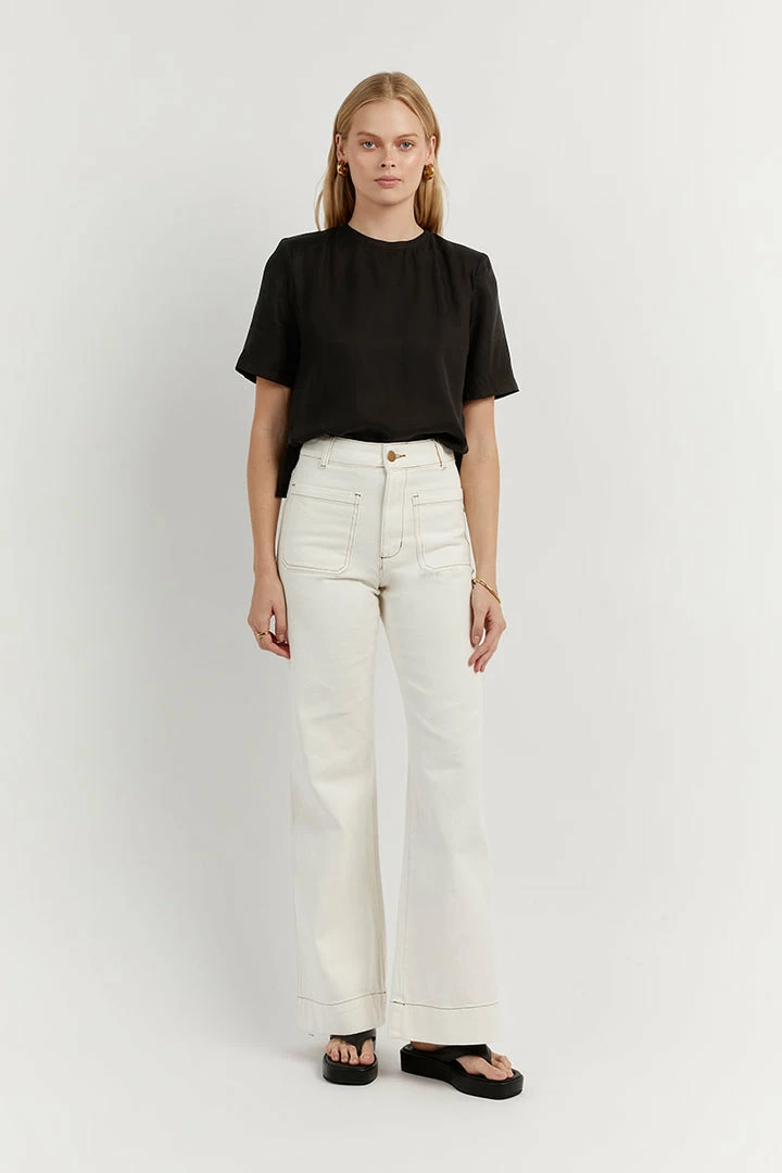 Promo ๐ DISSH Boutiques SASHA BLACK PADDED TSHIRT ๐ 1 DISSH Boutiques SASHA BLACK PADDED TSHIRT