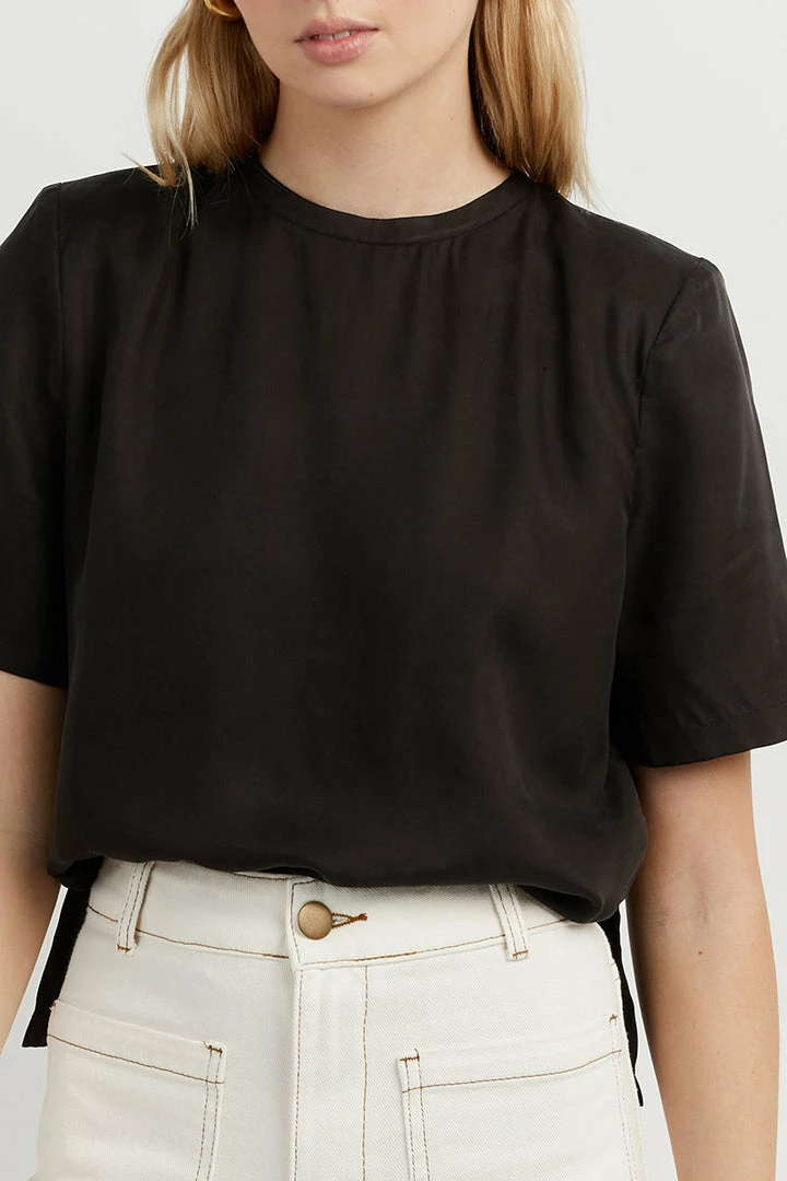 Promo ๐ DISSH Boutiques SASHA BLACK PADDED TSHIRT ๐ 5 DISSH Boutiques SASHA BLACK PADDED TSHIRT