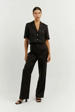 Cheapest ๐ DISSH Boutiques LOGAN BLACK LINEN PANT CLOTHING ๐คฉ 8 DISSH Boutiques LOGAN BLACK LINEN PANT CLOTHING