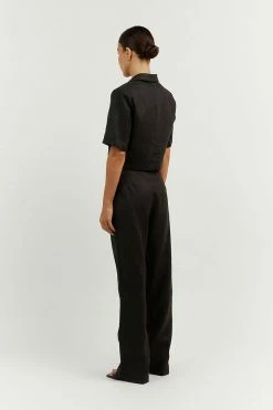Cheapest ๐ DISSH Boutiques LOGAN BLACK LINEN PANT CLOTHING ๐คฉ 10 DISSH Boutiques LOGAN BLACK LINEN PANT CLOTHING