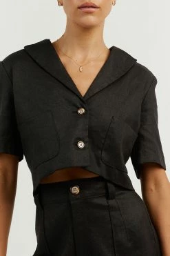 Cheapest ๐ DISSH Boutiques LOGAN BLACK LINEN PANT CLOTHING ๐คฉ 11 DISSH Boutiques LOGAN BLACK LINEN PANT CLOTHING