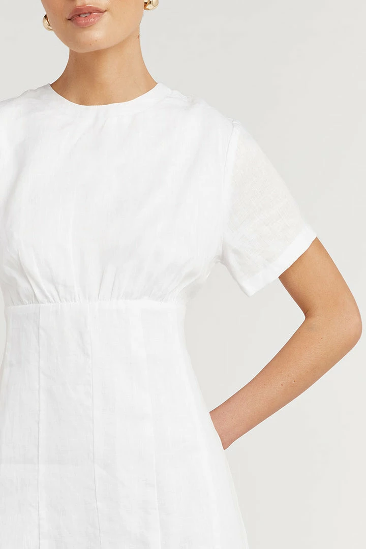 Best Pirce β DISSH Boutiques CLOTHING NOVA WHITE LINEN MINI π DRESS π 6 DISSH Boutiques CLOTHING NOVA WHITE LINEN MINI DRESS