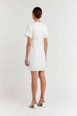 Best Pirce β DISSH Boutiques CLOTHING NOVA WHITE LINEN MINI π DRESS π 10 DISSH Boutiques CLOTHING NOVA WHITE LINEN MINI DRESS