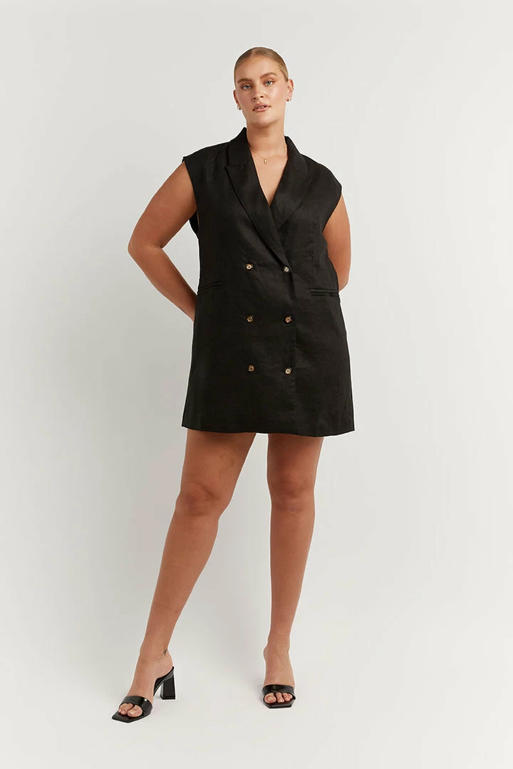 Outlet ๐งจ DISSH Boutiques LOGAN BLACK LINEN BLAZER ๐ DRESS CLOTHING ๐งจ 9 DISSH Boutiques LOGAN BLACK LINEN BLAZER DRESS CLOTHING