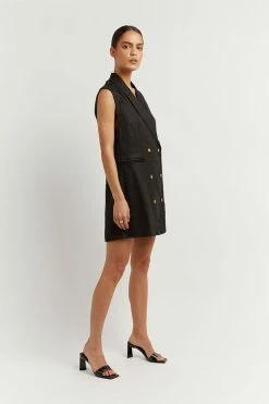 Outlet ๐งจ DISSH Boutiques LOGAN BLACK LINEN BLAZER ๐ DRESS CLOTHING ๐งจ 14 DISSH Boutiques LOGAN BLACK LINEN BLAZER DRESS CLOTHING