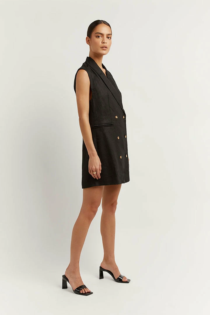 Outlet ๐งจ DISSH Boutiques LOGAN BLACK LINEN BLAZER ๐ DRESS CLOTHING ๐งจ 4 DISSH Boutiques LOGAN BLACK LINEN BLAZER DRESS CLOTHING