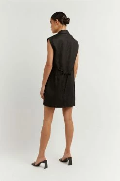 Outlet ๐งจ DISSH Boutiques LOGAN BLACK LINEN BLAZER ๐ DRESS CLOTHING ๐งจ 15 DISSH Boutiques LOGAN BLACK LINEN BLAZER DRESS CLOTHING