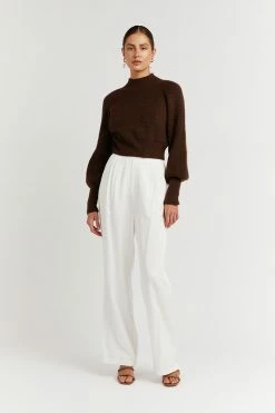 Deals ๐ฅฐ DISSH Boutiques AIDA CHOCOLATE CROPPED KNIT JUMPER โ 7 DISSH Boutiques AIDA CHOCOLATE CROPPED KNIT JUMPER