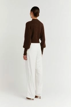 Deals ๐ฅฐ DISSH Boutiques AIDA CHOCOLATE CROPPED KNIT JUMPER โ 8 DISSH Boutiques AIDA CHOCOLATE CROPPED KNIT JUMPER
