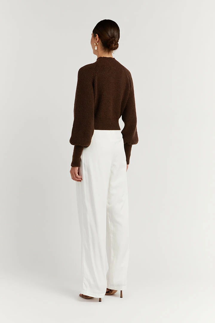 Deals ๐ฅฐ DISSH Boutiques AIDA CHOCOLATE CROPPED KNIT JUMPER โ 4 DISSH Boutiques AIDA CHOCOLATE CROPPED KNIT JUMPER