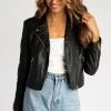 DISSH Boutiques OUTERWEAR WATCH ME FAUX LEATHER JACKET